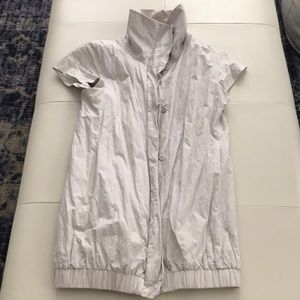 Club Monaco Lightweight cap sleeve jacket size S